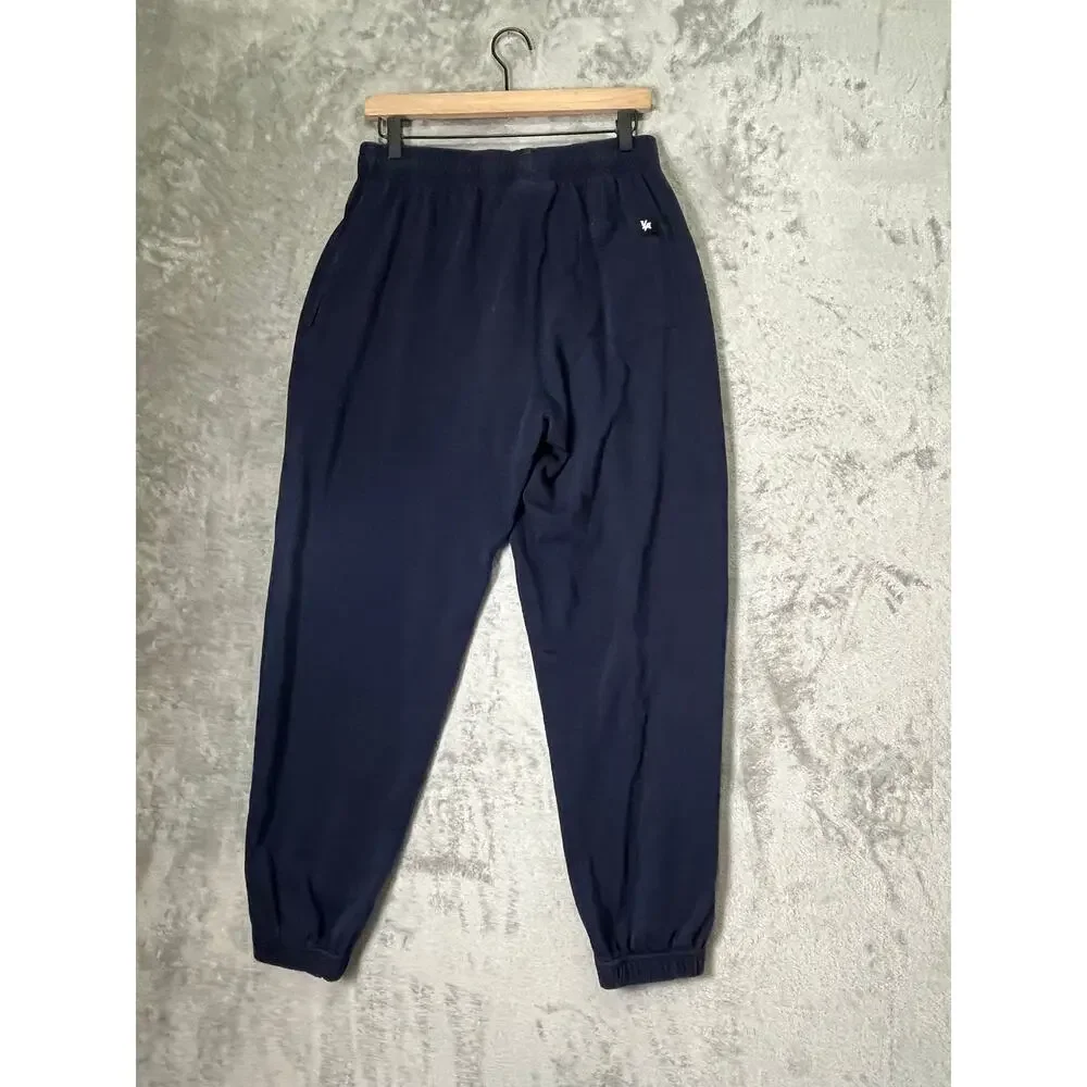 YoungLA M Navy Jogger Sweatpants Tapered Athletic Gym Streetwear Lounge Pants